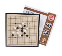 Portable Magnetic Go Game Set Folding Board with 298 Magnetic Stones Waterproof and Moisture Resistant Includes Storage Bowl Perfect for Beginners(Medium,20 * 20)