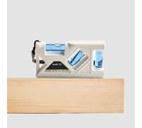 Portable Magnetic Level Gauge with Metric Ruler and Mini Protractor for Carpentry, Door Frame Installation, and Furniture Leveling（[105mm] White）