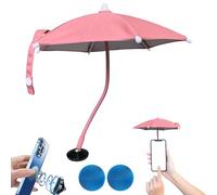 Portable Magnetic Mobile Phone Umbrella Shade for Sun Outdoor Stand Uv Protection Anti-Glare Coolness for iPhone & All Smartphones