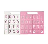 Portable Mahjong Board, Fun Practice Slots, 24x12 Inches Tool with Durable Build, Strong Synthetic Training Accessory, Modern Learning Design, Recognition Game for Vacation and Travel