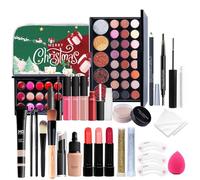 Portable Make Up Kit For Beginners - Make Up Set | Waterproof Travel Makeup Kit | Long Lasting Christmas Makeup Sets | Cosmetic Supplies | Makeup Kit With Storage Box For Girls Women