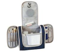 Portable Makeup Bag | Compact Cosmetic Organizer | Travel Toiletry Bag Woman Man - Foldable Cosmetic for Home, Shower, Bathroom, Gym, University, Camping, Outdoors and