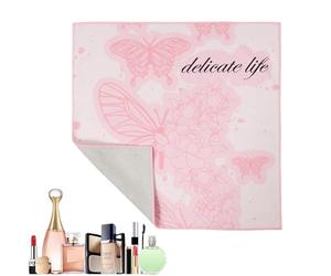 Portable Makeup Bag, Flat Makeup Bag - Folding Fabric Makeup Bag Wrapper, Multifunctional Camera Packaging Fabric, Toiletry Bag, Organizer, Thoughts, Se référer au descriptif, Refer to description