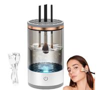 Portable Makeup Brush Cleaning Device - Automatic Electric Cleanser Kit | Multi Function Spinner Tool Foundation Liquid Brushes, Efficient Cosmetic Care Gadget for Hygienic Beauty Routine