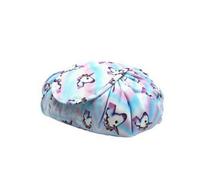 Portable Makeup Drawstring Bags Storage Travel Pouch Cosmetic Bag - Light Blue Unicorn