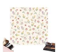 Portable Makeup Pouch | Fabric Makeup Bag with Adhesive Function | Versatile Makeup Storage Organizer | Foldable Lazy Cosmetic Bag Perfect for Storage, Multicolored, Rabbit Extra Large, Refer to