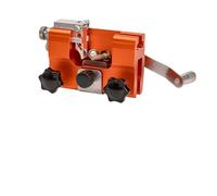 Portable Manual Chainsaw Sharpener Clamp With Hand Crank And 1 | Hand-cranked operation with integrated clamp system and included grinding head for precise manual chain maintenance