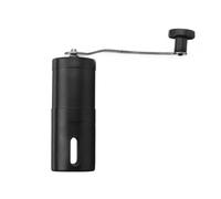 Portable Manual Coffee Grinder Hand Crank Stainless Steel Ceramic Burr Coffee Mill M BLACK
