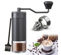 Portable Manual Coffee Grinder with with CNC Stainless Steel Conical Burr 40 Adjustable Settings,Hand Coffee Bean Mill with 30g Capacity & Crank for Travel Camping Office Home