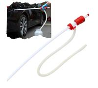 Portable Manual Fuel Transfer Pump Kit - Multi-Purpose Hand Siphon Pump for Gasoline, Water & Alcohol, Liquid Transfer Pump for Cars, Fish Tanks, Emergency Fuel Transfer & Household Use