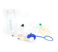 Portable Manual Goat Milking Machine with Vacuum Pump for Smallholdings - Durable 2L Bottle, Clear Scale Markings, Ideal for 13 Goats (Double Sided)