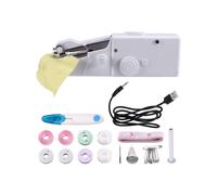 Portable Manual Micro-Home USB Electric Sewing Machine Kit Easy-to-Sew Shirt Pocket Handheld Sewing Machine