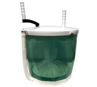 Portable Manual Non-Electric Washing Machine and Clothes Spin Dryer, Crank Handle Counter Top Washer/Dryer for Camping, RV's,Apartments /42 (Color : Green)