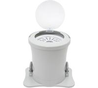 Portable Manual Spin Dryer 2.4 Gal,Non-Electric Foot-Operated Washer with Telescopic Drain Hose for Rv,Camping,Apartments,Dorms