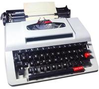 Portable Manual Typewriter - Word Processor for Writing Notes and Letters - Ideal for Home Office and Study Room - Perfect for Writers and Literary Projects