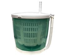 Portable Manual Washing Machine Hand Cranking Mini Washer With Automatic Drain Dual Wash Cycles Compact Design