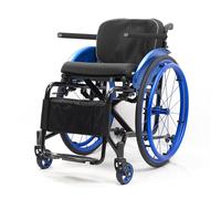 Portable Manual Wheelchair, Aluminum Alloy Lightweight Foldable Transport Chairs,One-Click Detachable Wheels, for Seniors(40cm/15.7in)