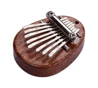 Portable Marimba with Lanyard, Mini Kalimba Thumb Piano, Solid Wood 8 Keys Finger Piano, Valentines Gift for Kids Adults Beginners