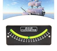 Portable Marine Angle Gauge Boat Slope Indicator Yacht Navigation Tool Sailing Angle Meter Vessel Tilt Gauge Nautical Measuring Device Portable Marine Level Shi(10 Degrees)