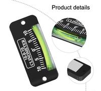 Portable Marine Trail Inclinometer for Sailboats, Yachts and Boats, High-Resolution Display, ABS Material, Black and Green, 10-0-10, 25-0-25 or 45-0-45(10 Degrees)