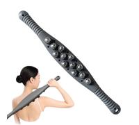 Portable Massage Roller, Muscle Roller Massager - Portable Leg Muscle Massage Stick Roller Stimulator with 304 Stainless Steel Balls for Shoulders,