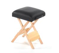 Portable massage stool folding chair tattoo dog grooming beauty salon black