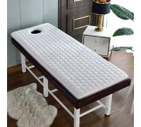 Portable Massage Table Lash Bed Topper for Eyelash Extensions High-Density Memory Foam+ Latex Massage Table Pad Perfect for Beauty Salon Spa Thickness 6Cm/White/190 * 70Cm s
