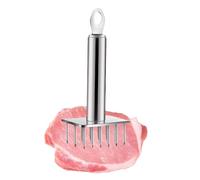 Portable Meat Whisk - Stainless Steel, 12 Square Needles, 23 Round Needles, Chicken Meat Tenderiser, Meat Stapler, Heavy Tool | Make Poultry Soft and Juicy, Easy Cleaning