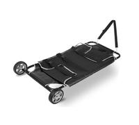 Portable Medical Pet Stretcher | Anti-Bite Animal Rescue Trolley | Multi-Purpose First Aid with Silent Wheels & Waterproof Mesh