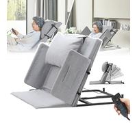 Portable Medical Pillow Lifter, 2°-65°Adjustable Electric Lifting Bed Backrest, Sit Up Or Reclined Position, One Key Lifting with Remote Control for Elderly, Injured, Pregnant Woman,B