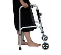 Portable Medical Walking Aids with Wheels, Best Gift for Elderly/Handicap/Fracture, Load Capacity: 180kg (400lbs)