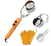 Portable Melting Furnace, 500W Handheld Solder Pot, 150-450℃ Temperature Range, Ideal for Metal Smelting and Lead Melting, Includes Handle