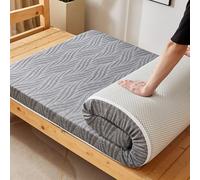 Portable Memory Foam Camping Mat 60x100cm Rollable Futon Pad for Camping Bed Car Seat Sofa Guest Bed - Indoor & Outdoor Use Gray 5/8cm Thick