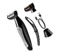 Portable Men ' s Body Shaver with Extendable 46cm Handle USB Charging Wet Dry Shaver Hygienic Hair Removal