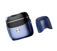 Portable Men's Miniature Double Head Electric Shaver for Travel and Daily Grooming USB Rechargeable Beard Trimmer