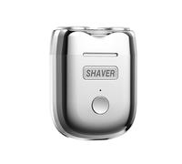 Portable Men's Miniature Double Head Electric Shaver For Travel And Daily Grooming USB Rechargeable Beard Trimmer Quick Shave Electric Powerful