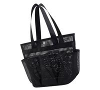 Portable Mesh Shower Bag With Button Closure For College Dorm Essential Gym Travel Multi Pockets Organizers Handbag Gym Shower Bag