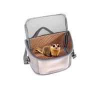 Portable Mesh Small Pet Carrier | Animal Carrier with Clear Visor - for Outdoor Outings of Small Animals like