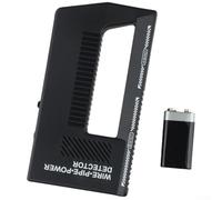 Portable Metal Detector Wand for Body Search, Hand Held Security Scanner with Sound Light, ABS Inspection Tool for Airport School Home Work Use, Black