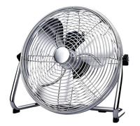 Portable Metal Floor Fan 10 Inch - Adjustable Tilting Metal Pedestal Fan With 3 Speed Levels, Low Noise Copper Core Motor, Powerful Airflow Metal Fan for Home Bedroom Office