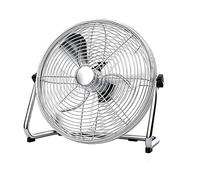 Portable Metal Floor Fan 15" Low Noise Copper Core Motor High Air Circulation Fan 3 4 Speeds 130 Adjustable Tilting Pedestal Fan For Bedroom Dorm