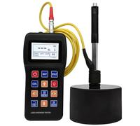 Portable Metal Hardness Tester with Test Block, 7-in-1 Durometer for Steel, Aluminum Alloy, Copper, Rockwell Testing Equipment
