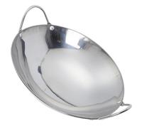 Portable Metal Hot Pot with Double Handles for Outdoor Cooking | Tight Welding, Polished Silver Finish, Smooth Surface, Fast Reheating, Easy Cleanup, Camp-ready Use