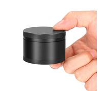 Portable Metal Pill Case, Single Waterproof Daily Pill Box for Travel, Pill Container, Aluminium Alloy Round Pill Box Organizer Pill Holder for Medicine Vitamin Fish Oils Big Size