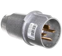Portable Heavy-Duty Power Plug Metal 32/4 IP44 500V Flat Contacts