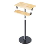 Portable Metal Podium Stand for Classrooms Churches CeremoniesMultifunctional Reading & Presentation Equipment Ideal for Public Speaking and Events