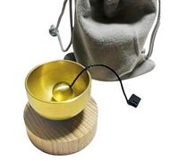 Portable Metal Singing Bowl, Mindfulness Tool, Meditation Singing Bowl with Storage Bag for Home or Travel, Easy to Use Small Singing Set