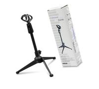 Portable Mic Stand with Flexible Arm Secure Clamp Fit for 30-40mm USB Microphones for Homes Office Use Adjustable Microphone Holder for Streaming