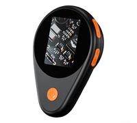 Portable Microscope 500X Digital Handheld Camera with 2 Inch Display - LED Light Magnifying Glass for Electronics Repair & Jewelry - White(Black)