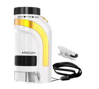 Portable Microscope - 50x-300x Compact Educational Science Kits | Handheld Digital Microscope | for Children Kids Boys Classroom Outdoor Christmas New Year Birthday